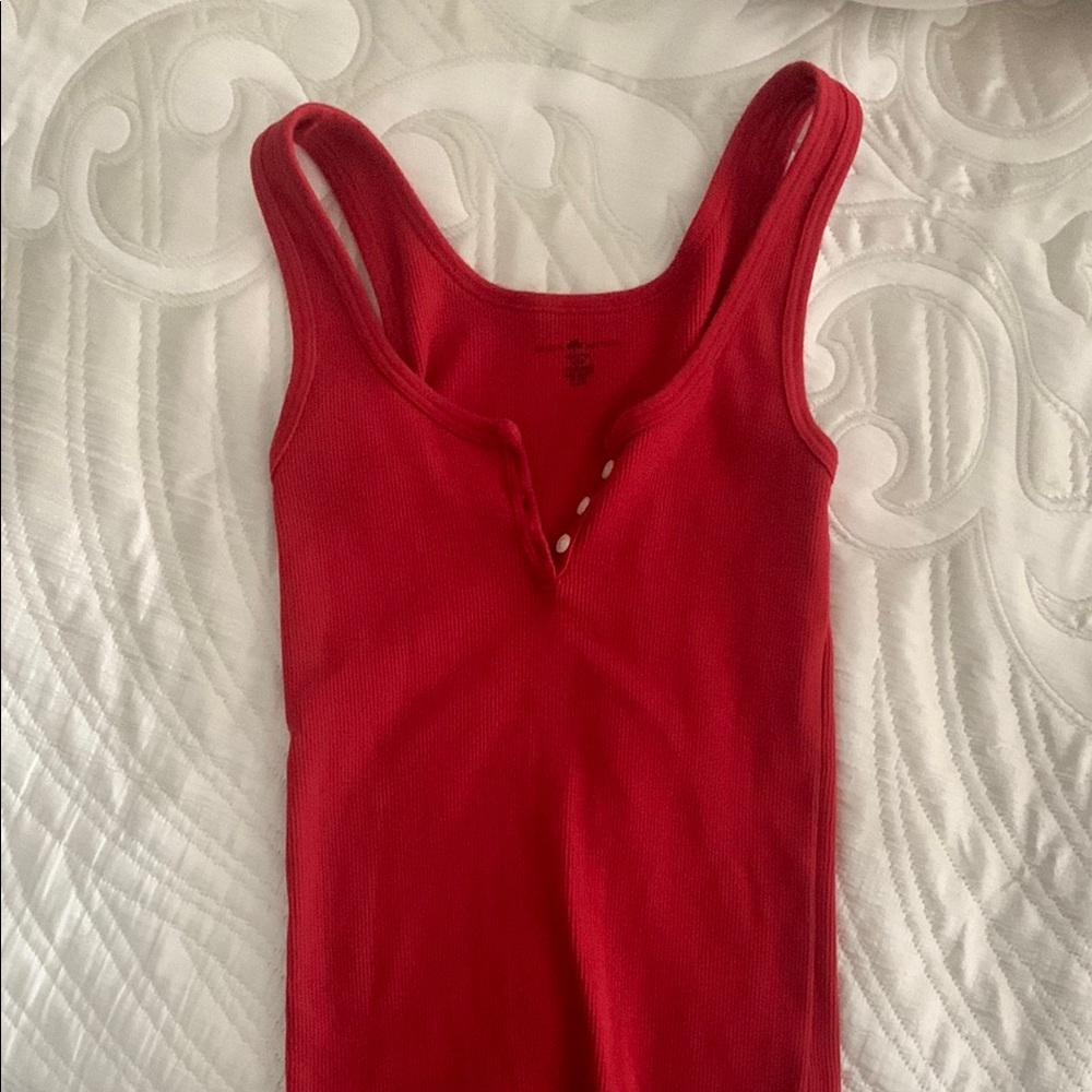 100% cotton Brandy Melville red tank Top